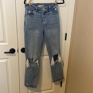 Abercrombie 90s straight jeans.